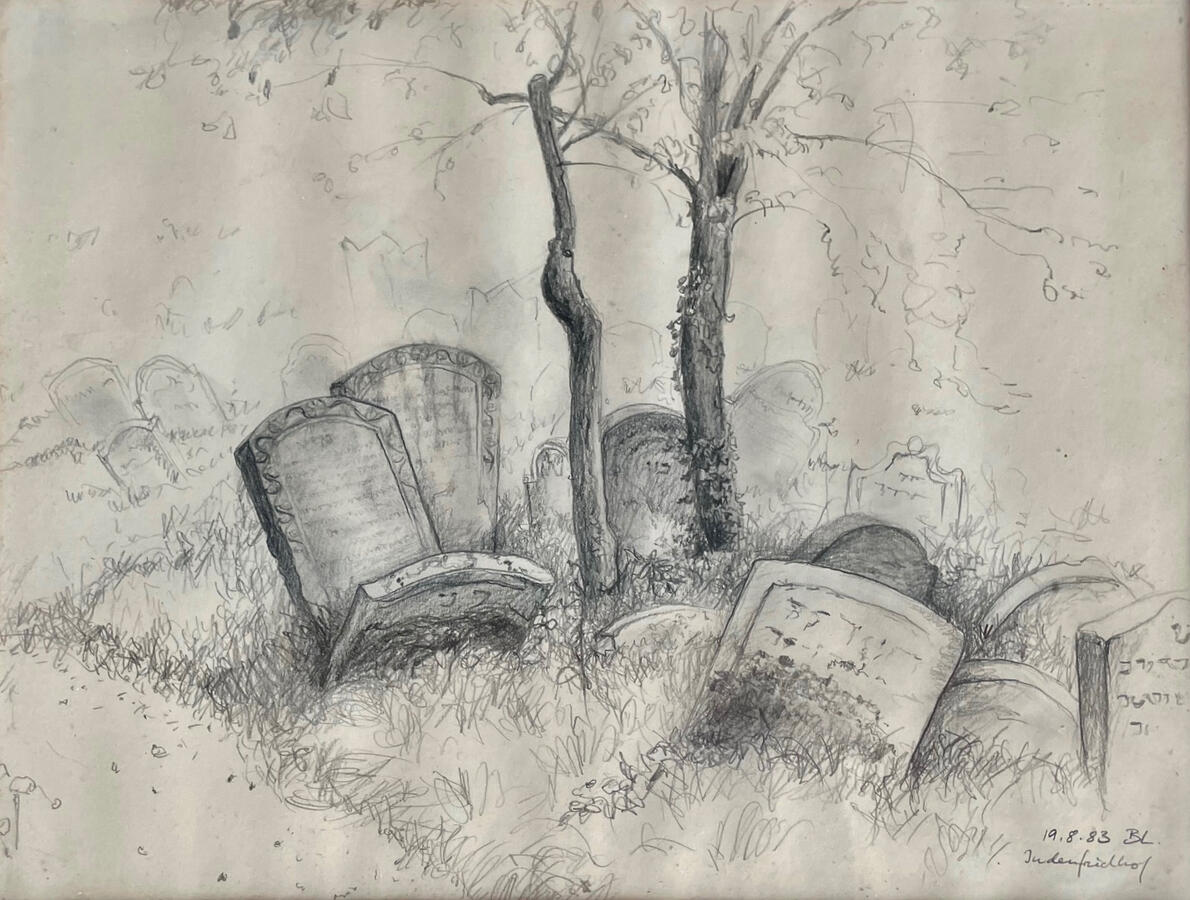 Judenfriedhof 20 x 30 cm